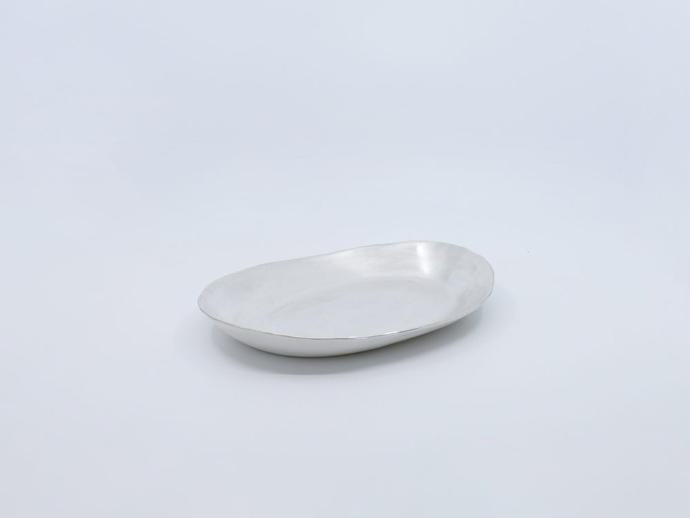 Silver Wing Oval Bowl