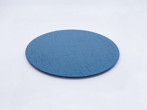 Ottchil Circle Plate -burlap pattern